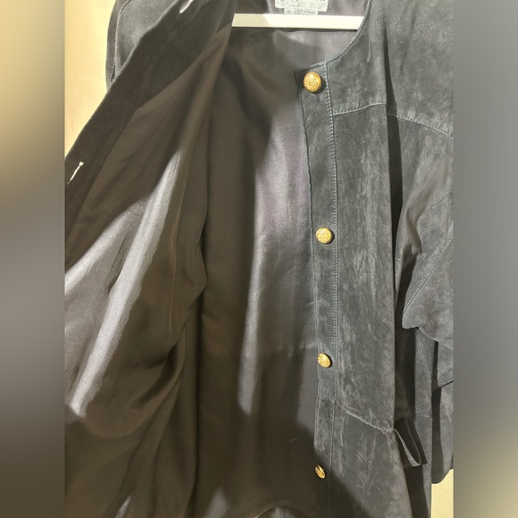 Made in 🇨🇦 Vintage Bagatelle Suede Dress/Jacket - Picture 9 of 9